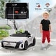 preview thumbnail 14 of 52, Aosom Kids Ride on Car, 12V Licensed Audi RS E-tron GT 3.1 MPH Electric Car for Kids