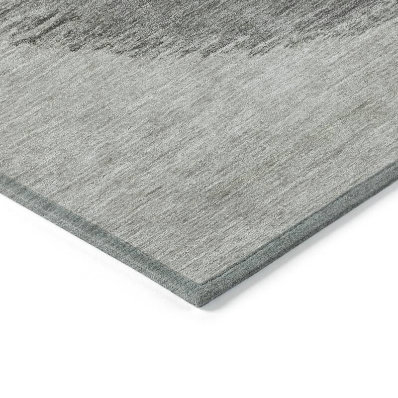 HomeRoots Geometric Transitional Rectangle Outdoor Rug