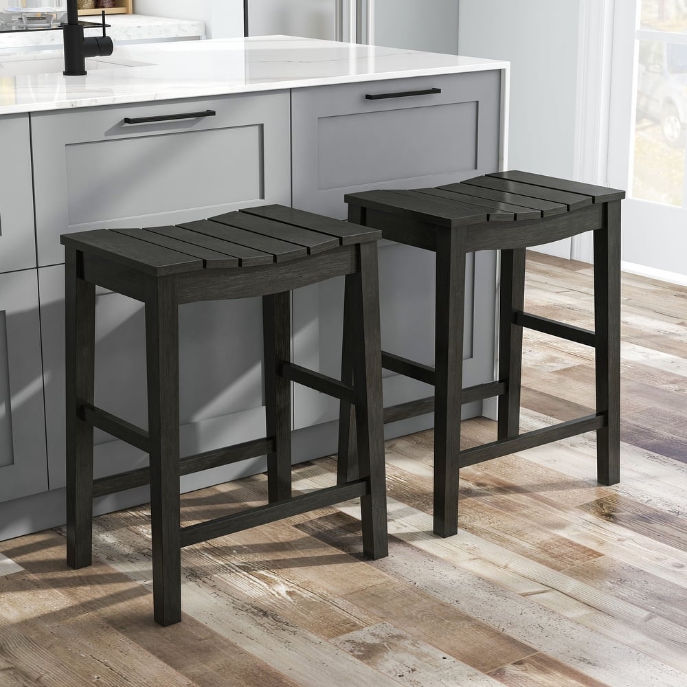 Tarala Farmhouse Counter Height Stool (Set of 2) by Furniture of America