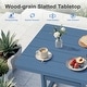 preview thumbnail 13 of 24, HDPE 35.8''L Square Dining Table with 1.7''D Bulit-in Umbrella Hole