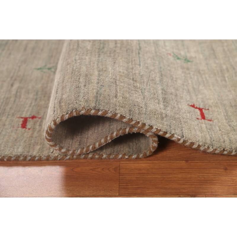 Little Animals Tribal Gabbeh Indian Accent Rug Handmade Wool Carpet - 2'9"x 4'11"