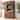 Farmhouse Kitchen Pantry Cabinet with Pull-out Multi-tier Storage Shelf & 4 Doors
