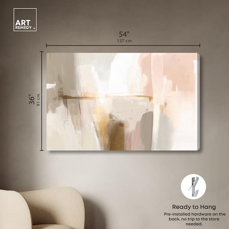 Tonal Gradations II Canvas by Art Remedy, Gallery Wrapped