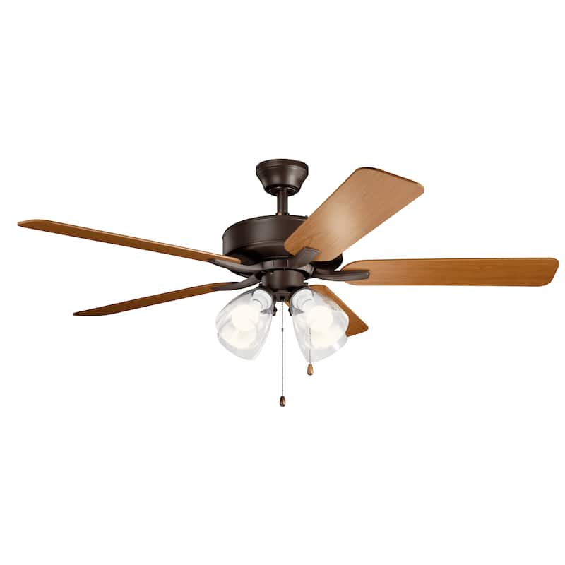 Kichler Lighting Basics Pro Premier 52-inch Fan Satin Natural Bronze
