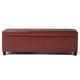 preview thumbnail 71 of 130, WYNDENHALL Franklin 48-in. Wide Contemporary Rectangular Storage Ottoman