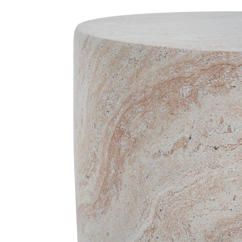 Bianca Outdoor Lightweight Concrete Side Table by Christopher Knight Home