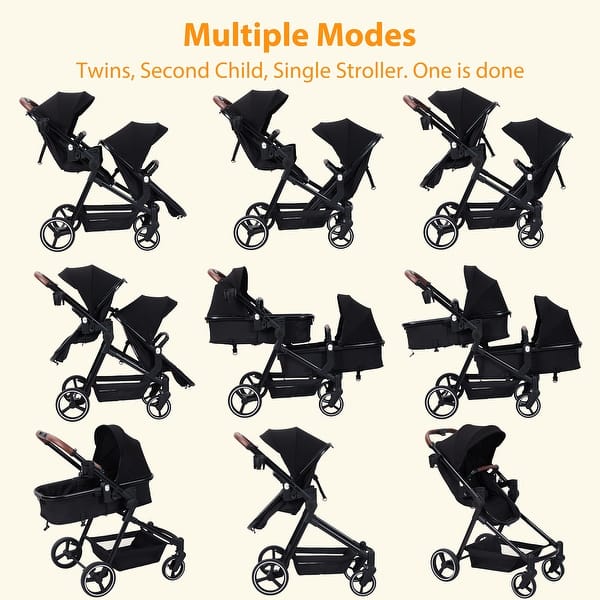double stroller with infant Silver Cross Wave 3 Single-to-Double Stroller – Baby & Kids 1st