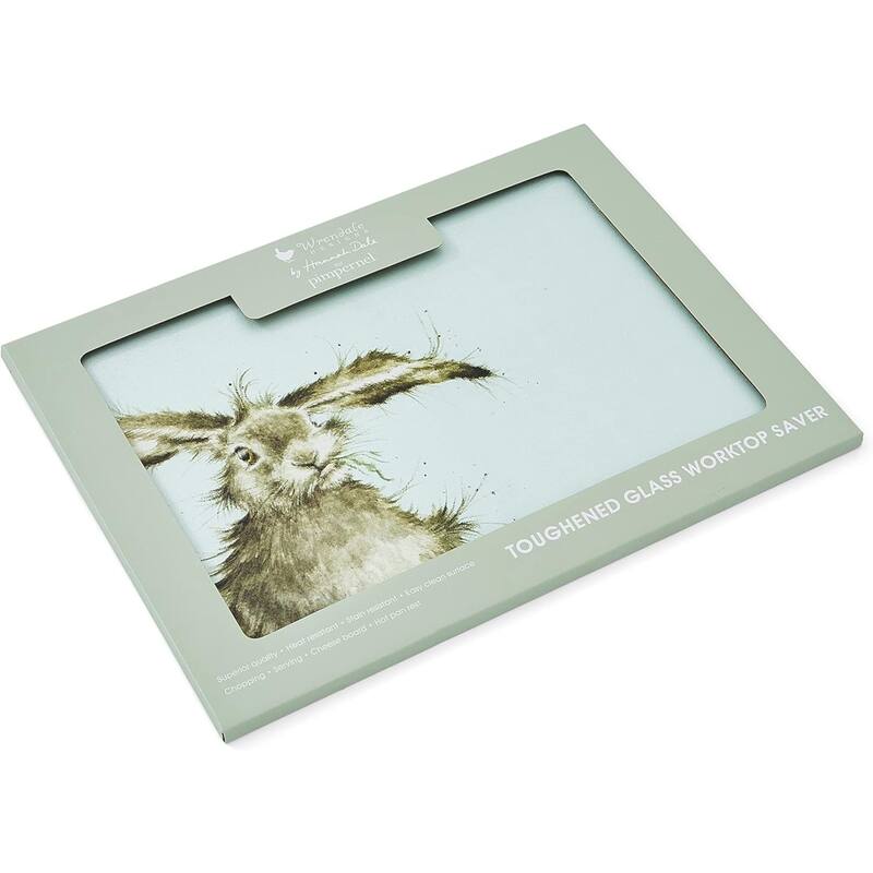 Pimpernel Wrendale Designs Glass Worktop Saver - 15.7" x 11.8"