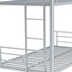 preview thumbnail 13 of 31, Bunk Bed Twin Over Twin Size with Ladder and high Guardrail, Able to Split, Metal Bunk Bed