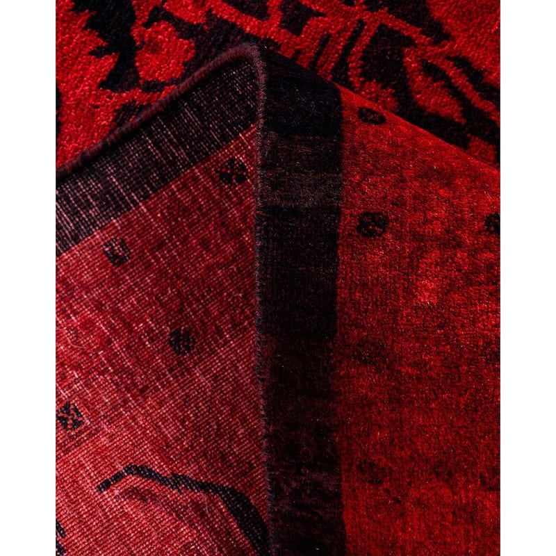 Contemporary Overdyed Wool Hand Knotted Area Rug - 8' 2" x 10' 3"