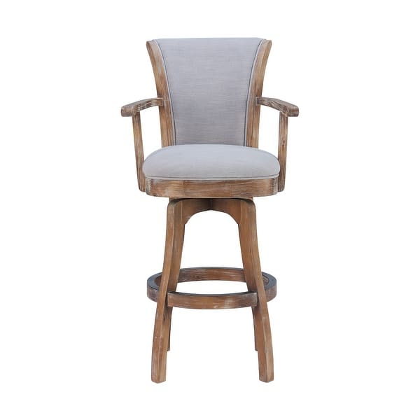 Raleigh Bar Stools, Shop Raleigh Arm Swivel Bar And Counter Height Stool Overstock 26274408