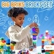 preview thumbnail 2 of 4, Strictly Briks Large Building Blocks for Kids, Rainbow Colors, 204 Pieces, Compatible with Major Brands