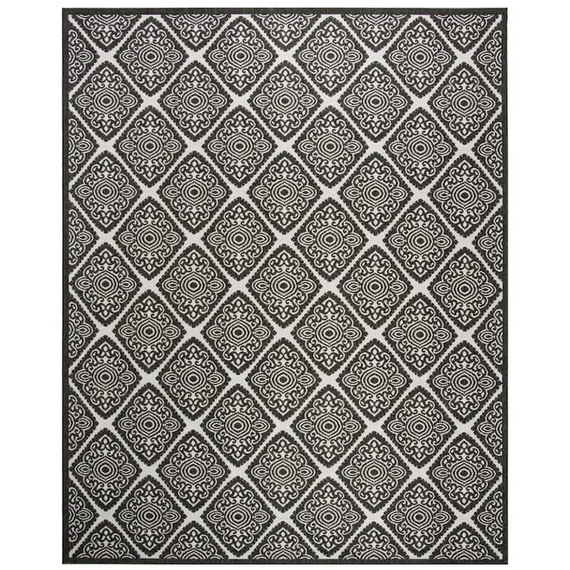 SAFAVIEH Linden Sharron Indoor/ Outdoor Waterproof Patio Backyard Rug