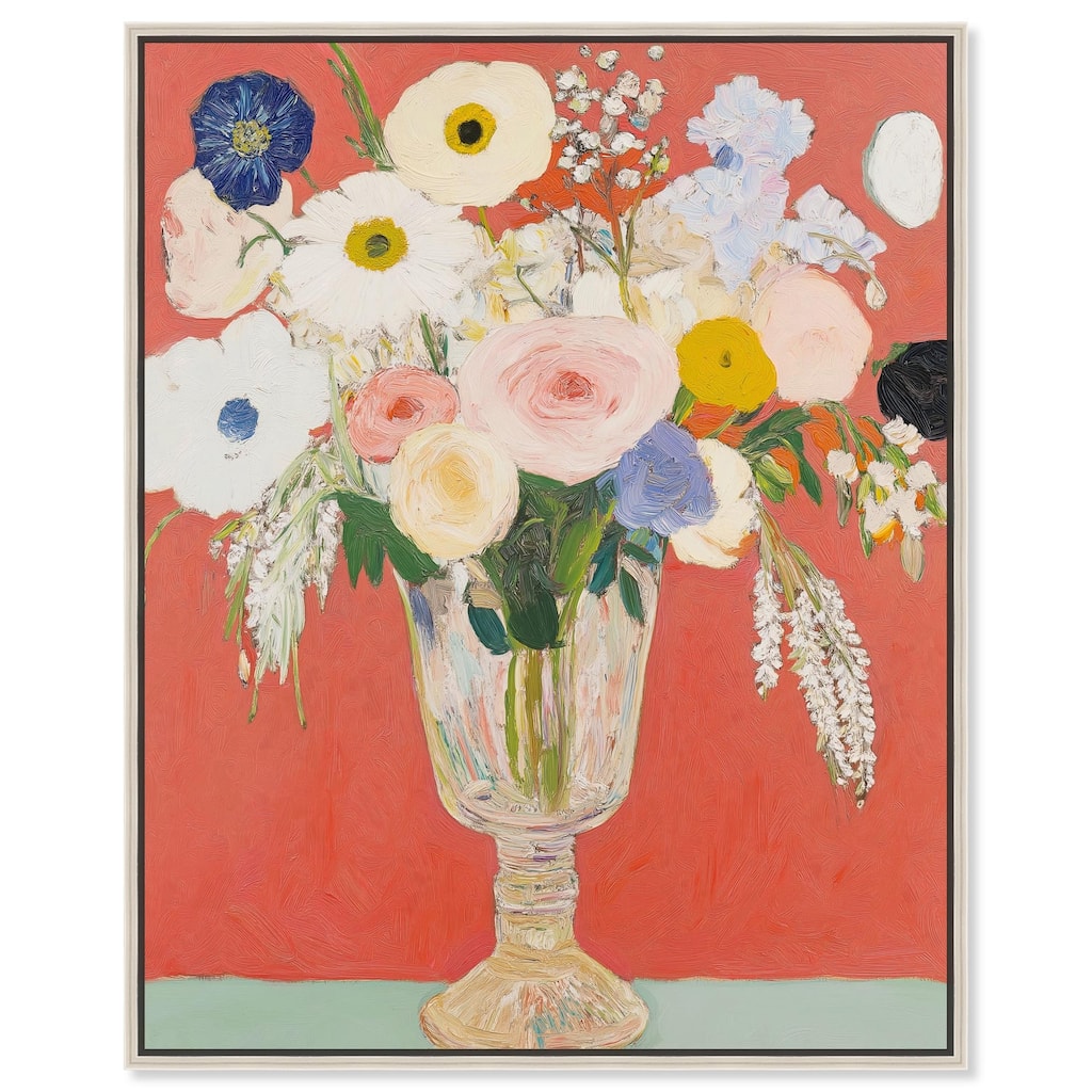 Anemones in a Vase II Canvas by Art Remedy