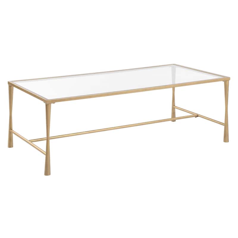 Silver Orchid Iron Gold Coffee Table
