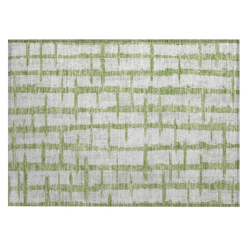 Machine Washable Indoor/ Outdoor Chantille Contemporary Rug