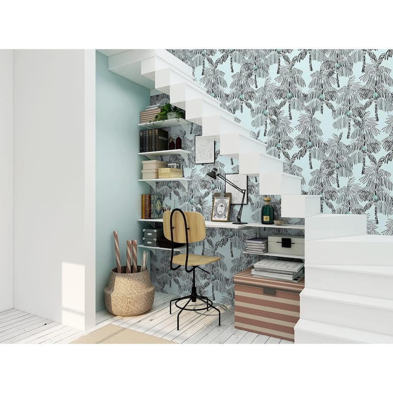 NextWall Palm Beach Peel and Stick Wallpaper