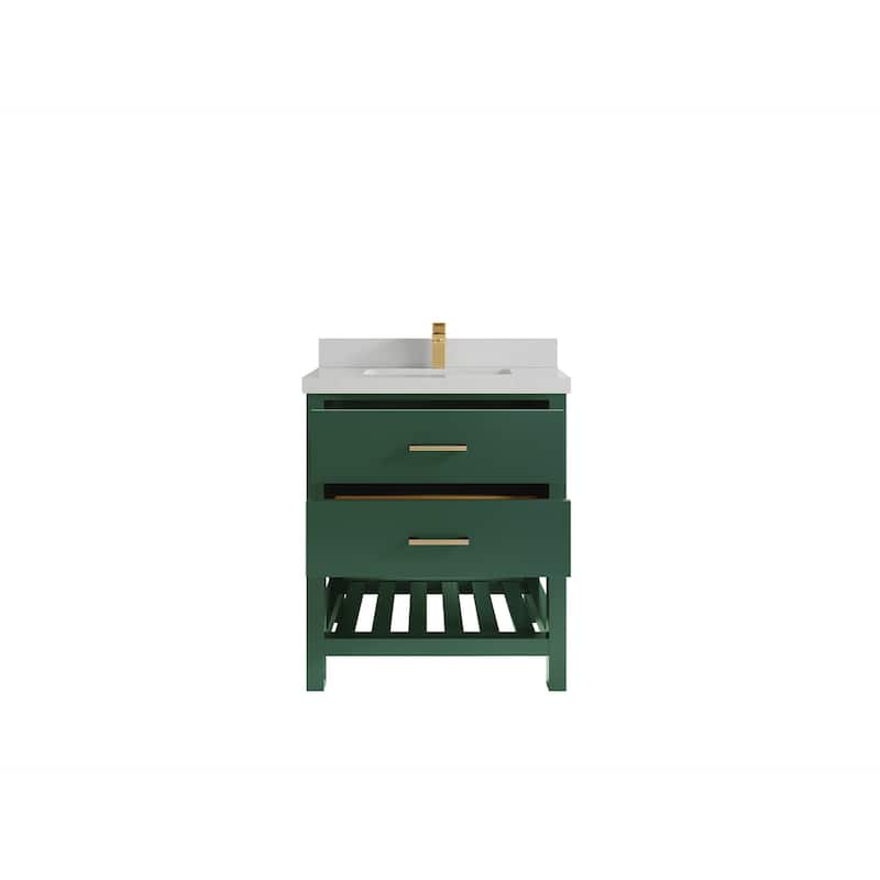 Willow Collections 30 in. W x 22 in. D Parker Single Sink Bathroom Vanity with Countertop