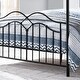 preview thumbnail 8 of 12, Earhart Metal Queen Canopy Platform Bed by Christopher Knight Home