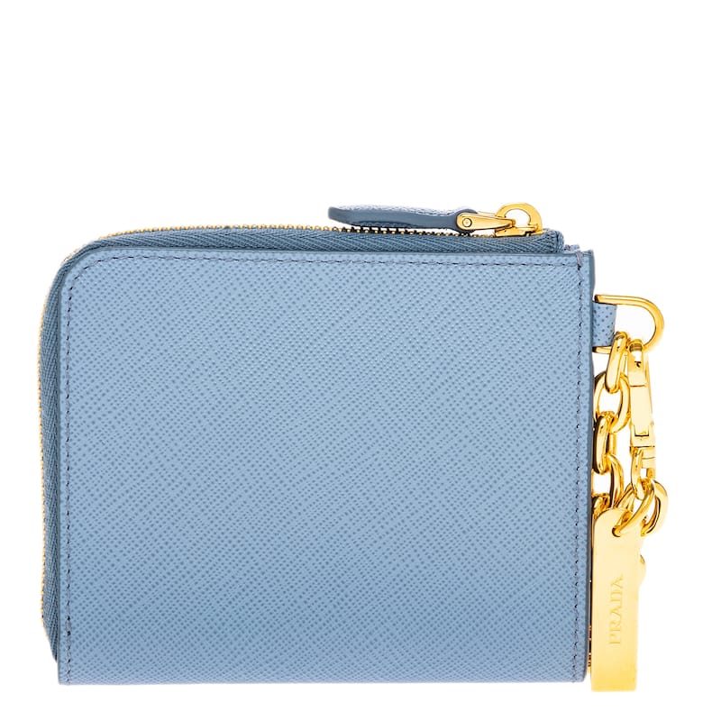 Prada Saffiano Leather Zip Wallet