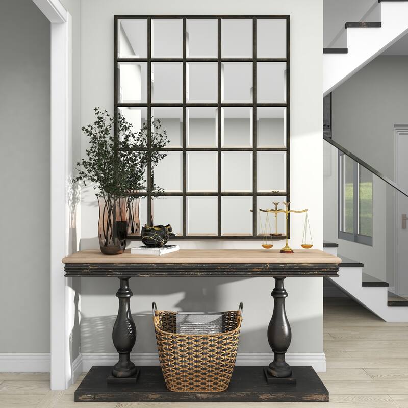 Gold Metal Small Vintage Style Decorative Scales with Red and Green Floral Accents