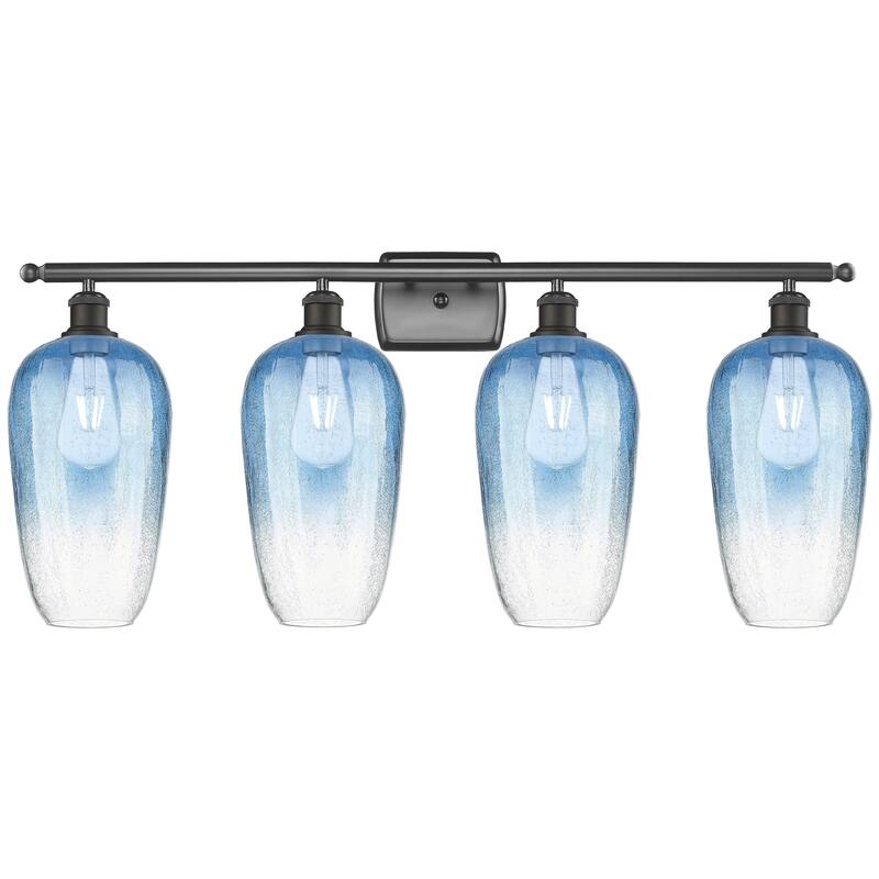 Innovations Lighting Endless Possibilities Ballston - Brookhaven Flute - 4 Light 37" Bath Vanity Light