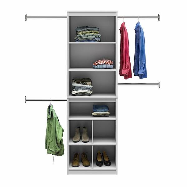 dimension image slide 2 of 4, Systembuild Evolution Rochon Closet Storage System