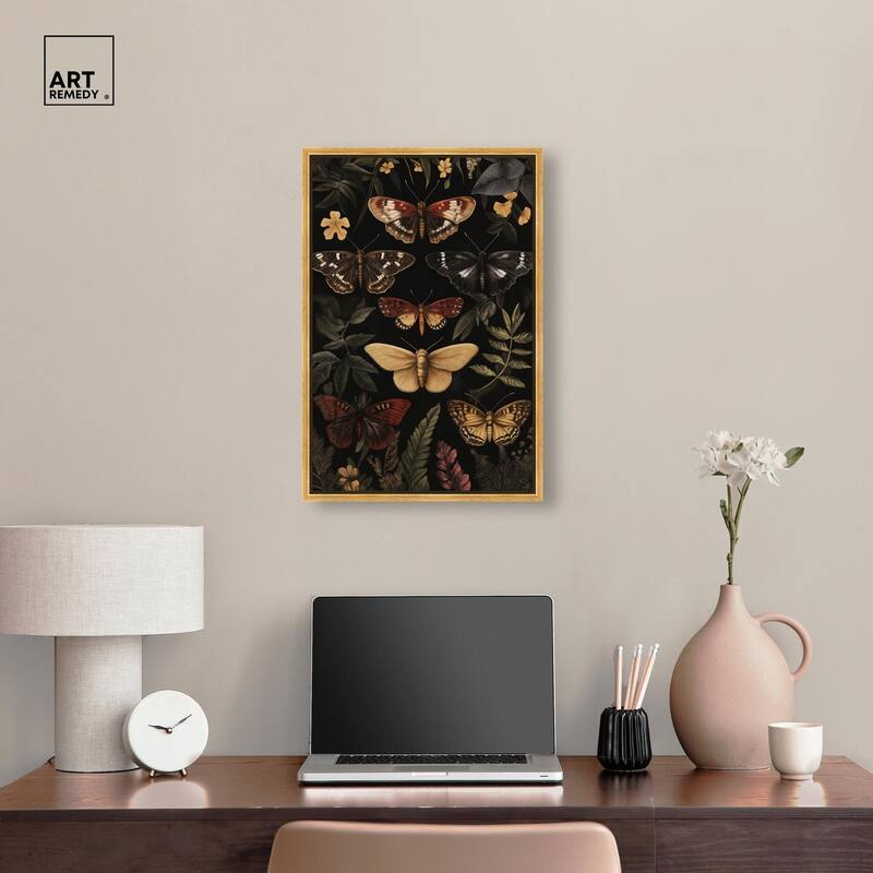 Winged Visitors III Canvas by Art Remedy