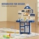 preview thumbnail 22 of 54, Kids Kitchen Playset Play Kitchen for Kids Corner Wooden Play Kitchen