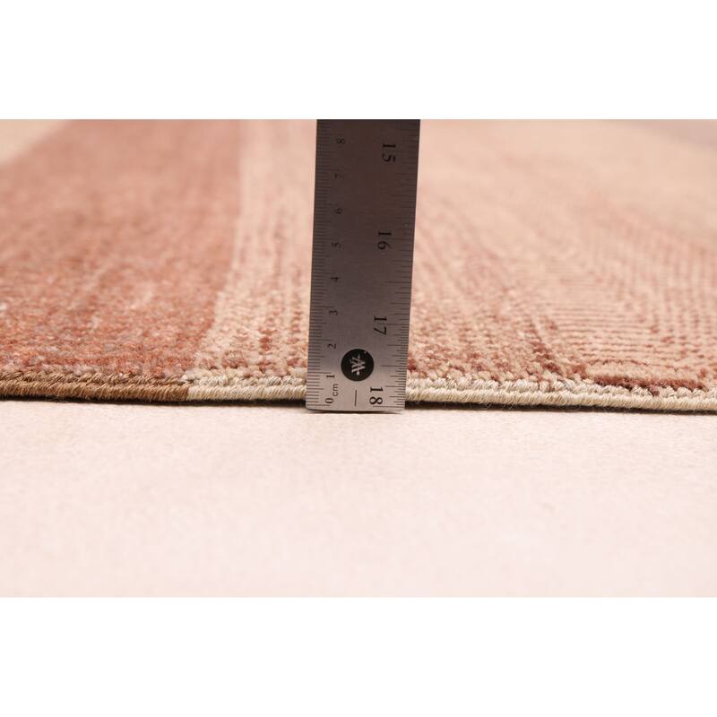 ECARPETGALLERY Hand-knotted Peshawar Ziegler Brown Wool Rug - 8'1 x 10'1