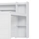 preview thumbnail 12 of 34, Twin Size Wooden Daybed Platform Bed with Recessed Desk Storage Shelves and 2 Drawers Under Bed for Compact Spaces, Bedroom