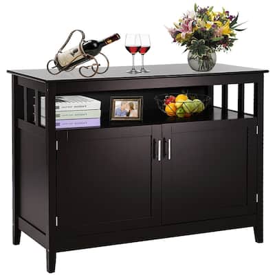 Costway Modern Kitchen Storage 36" Height Cabinet Buffet Server Table - See Details