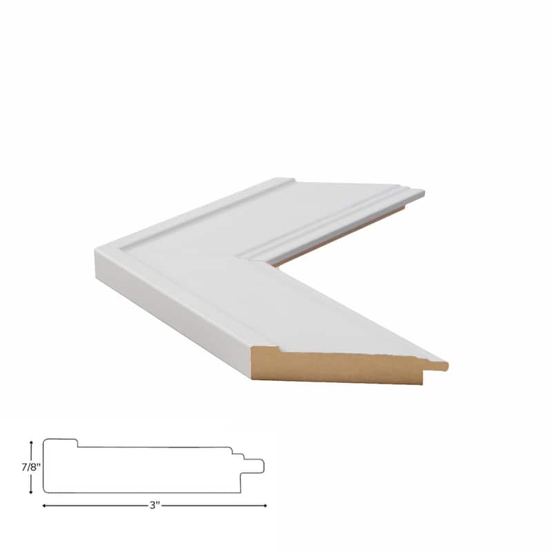 Frame My Mirror White Framed Wall Mirror, Porter Design