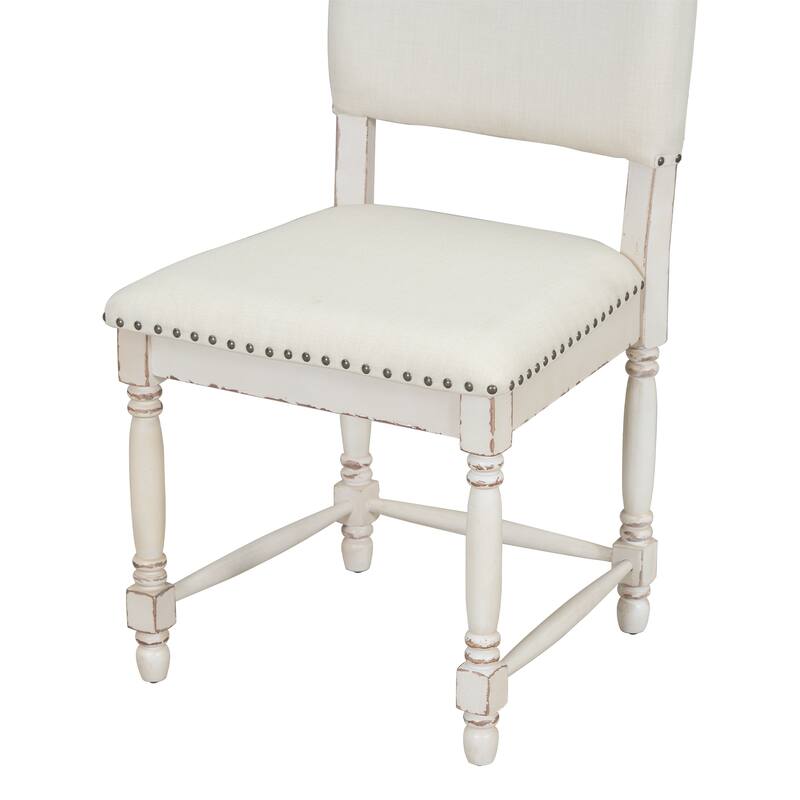 Roomfitters Vintage 2-Piece Upholstered Dining Chairs with Padded Backs