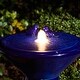 preview thumbnail 13 of 34, Glitzhome 27.5"H LED Turquoise Two Birds Embossed Ceramic Fountain