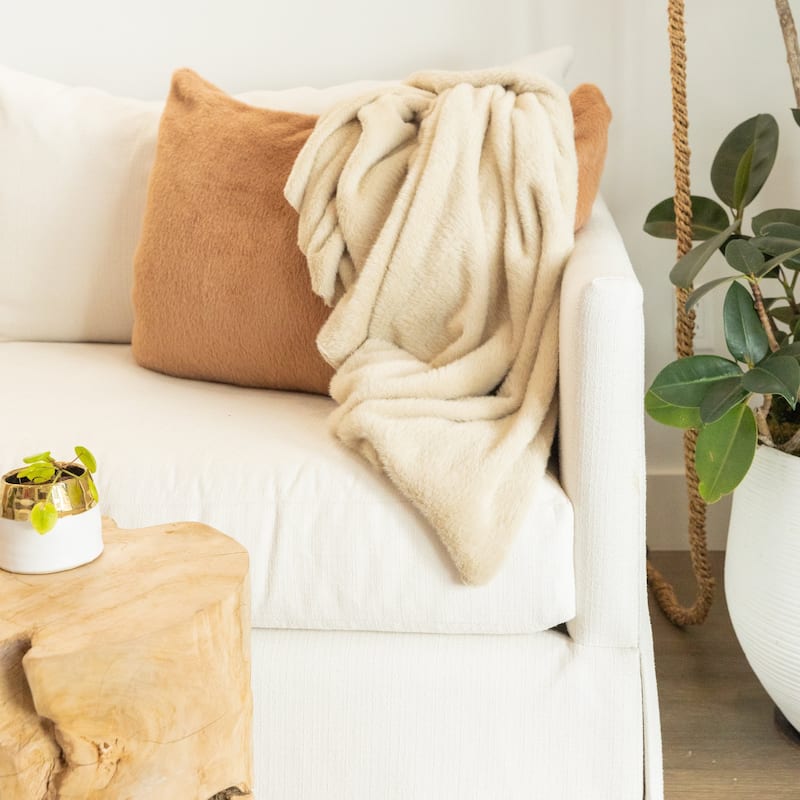 Jennifer Adams Faux Fur Embrace Throw