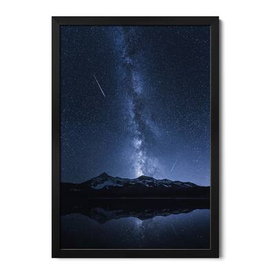 Galaxy's Reflection Premium Framed Poster by Toby Harriman