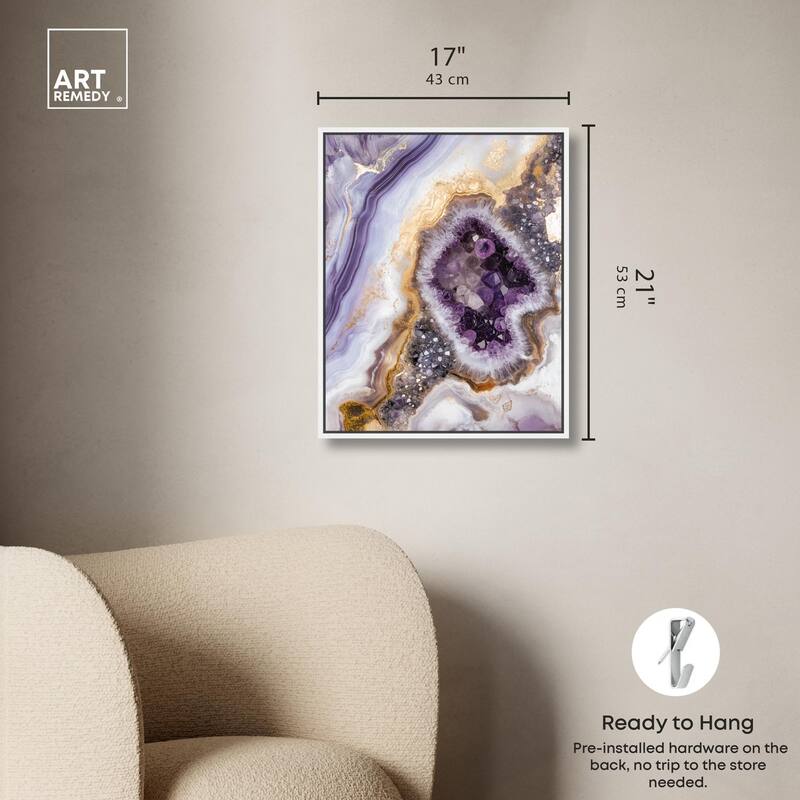 Amethystine Dream II Canvas by Art Remedy