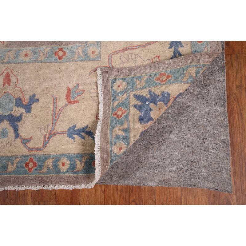 Earth Tone Oushak Oriental Area Rug Handmade Wool Carpet - 8'3" x 9'10"