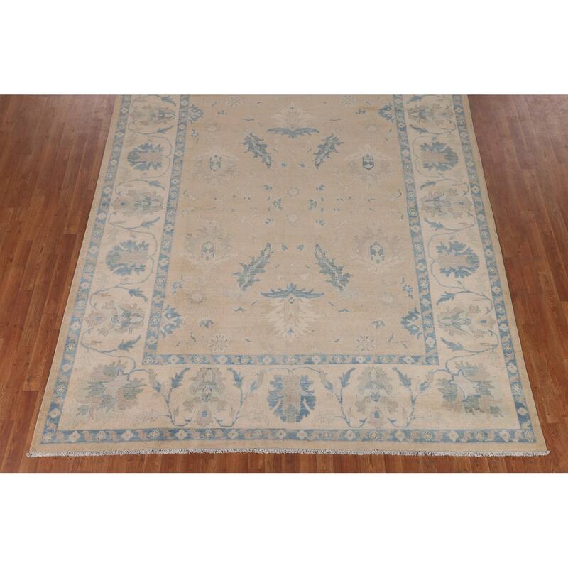 Mute Color Oushak Oriental Area Rug Handmade Wool Carpet - 8'3" x 10'0"
