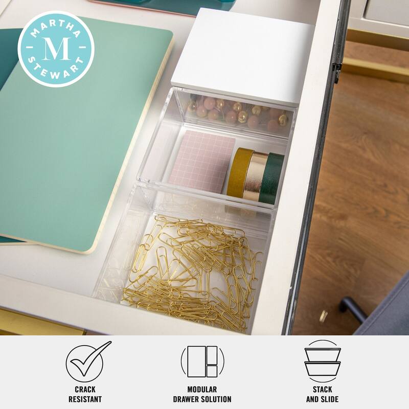 Flash Furniture BE-PB4517-3WD-MS Brody 3" Wide Office Organizer Set