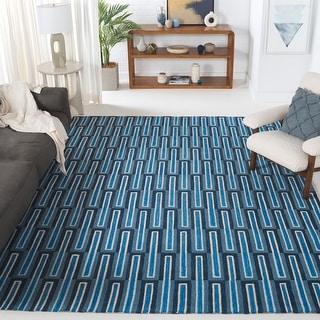 SAFAVIEH Handmade Genre Romanita Mid-Century Modern Wool Rug