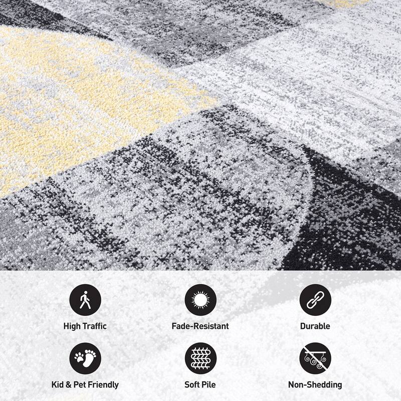 Modern Geometric Design Area Rug