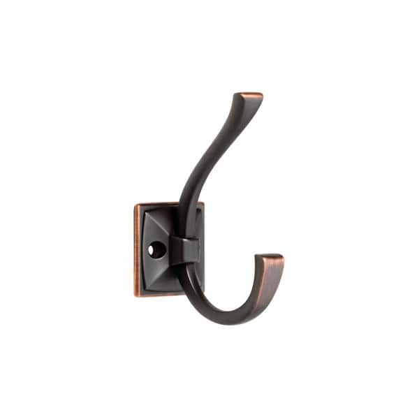 Liberty Hardware 137246 Ruavista Coat and Hat Hook 1-Pack Bronze with Copper Highlights