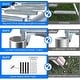 preview thumbnail 1 of 4, Trampoline for Kids with Safety Enclosure Net with Non-Slip Ladder Kids