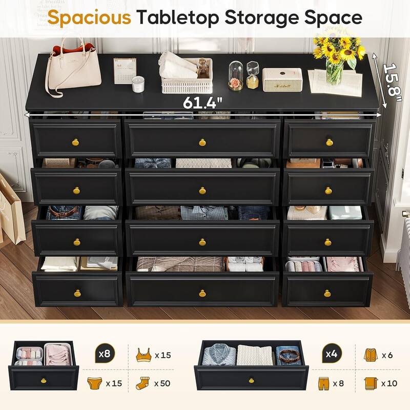 Dresser for Bedroom Dressers & Chests of Drawers Storage Organizer