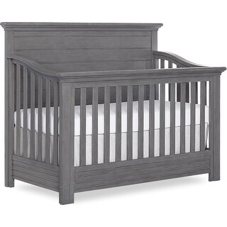 Evolur Waverly 5-in-1 Full Panel Convertible Crib - Rustic Grey - Bed ...