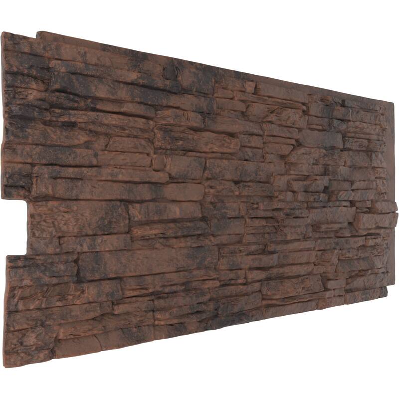 Canyon Ridge Stacked Stone, EverStone Faux Stone Siding Panel