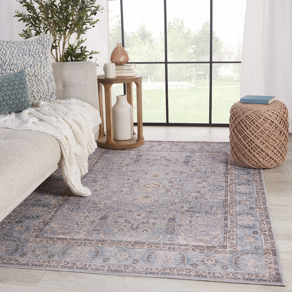 Kadin Machine Washable Medallion Area Rug