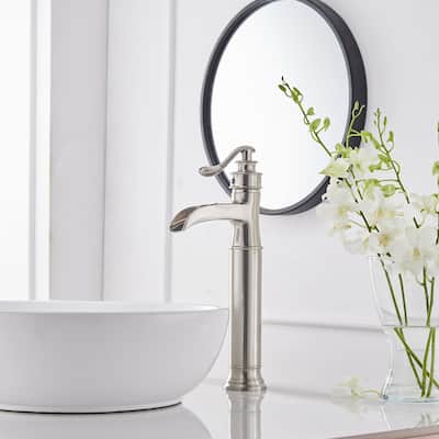Bathroom Faucet Single Handle One Hole Vessel Sink Faucet Tall